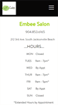 Mobile Screenshot of embeesalon.com